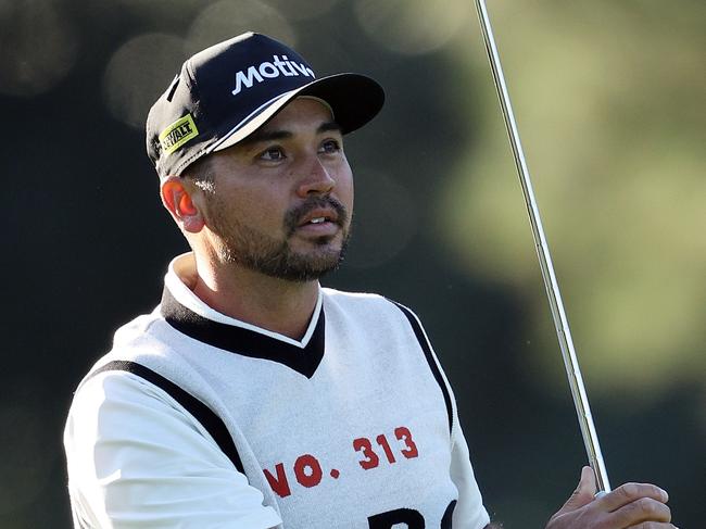 Jason Day was asked to remove his vest during the Masters. Picture: Getty Images