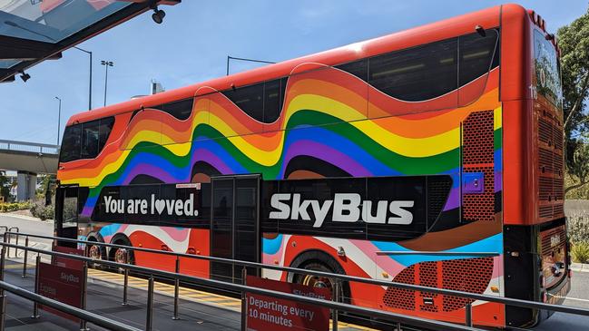 Steve Price is not a fan of the rainbow SkyBus.