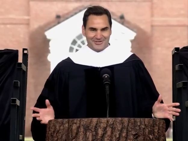 Roger Federer's speech at Dartmouth.