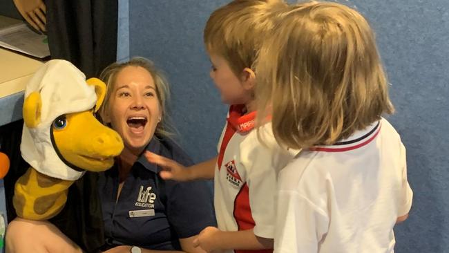 Healthy Harold's visit to Ulmarra Public School.