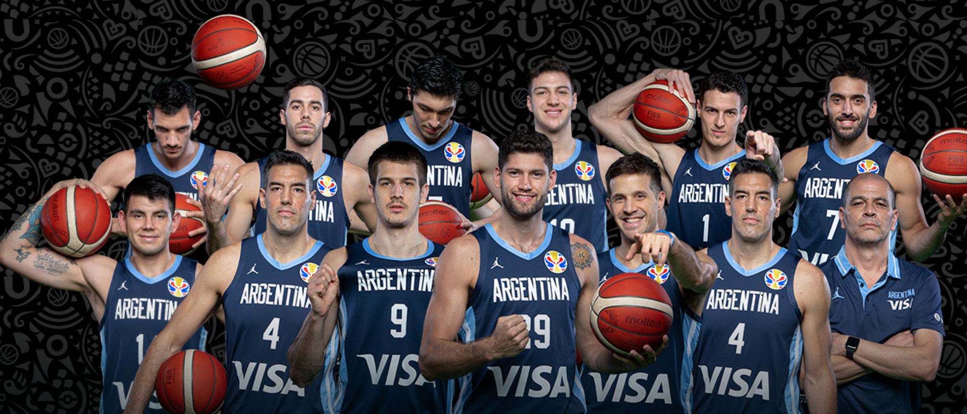 Argentina basketball store team roster 2019