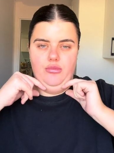 Ms Hutchinson shared the reason she got lipo. Picture: TikTok