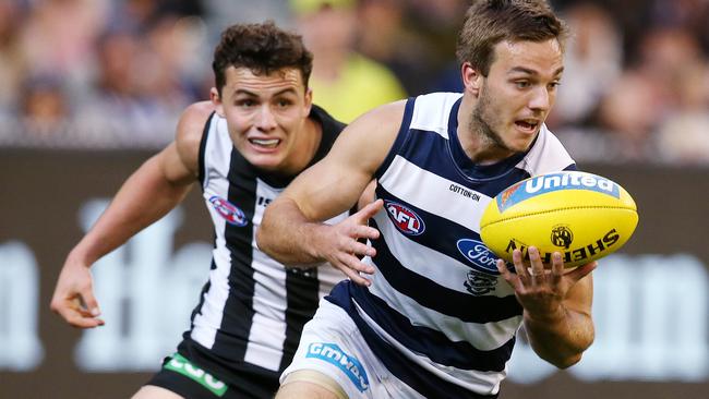 Cory Gregson in action for Geelong last year. Picture: Michael Klein