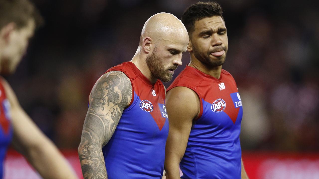 Melbourne co-captain Nathan Jones is yet to sign a new deal for 2020. (AAP Image/Daniel Pockett)