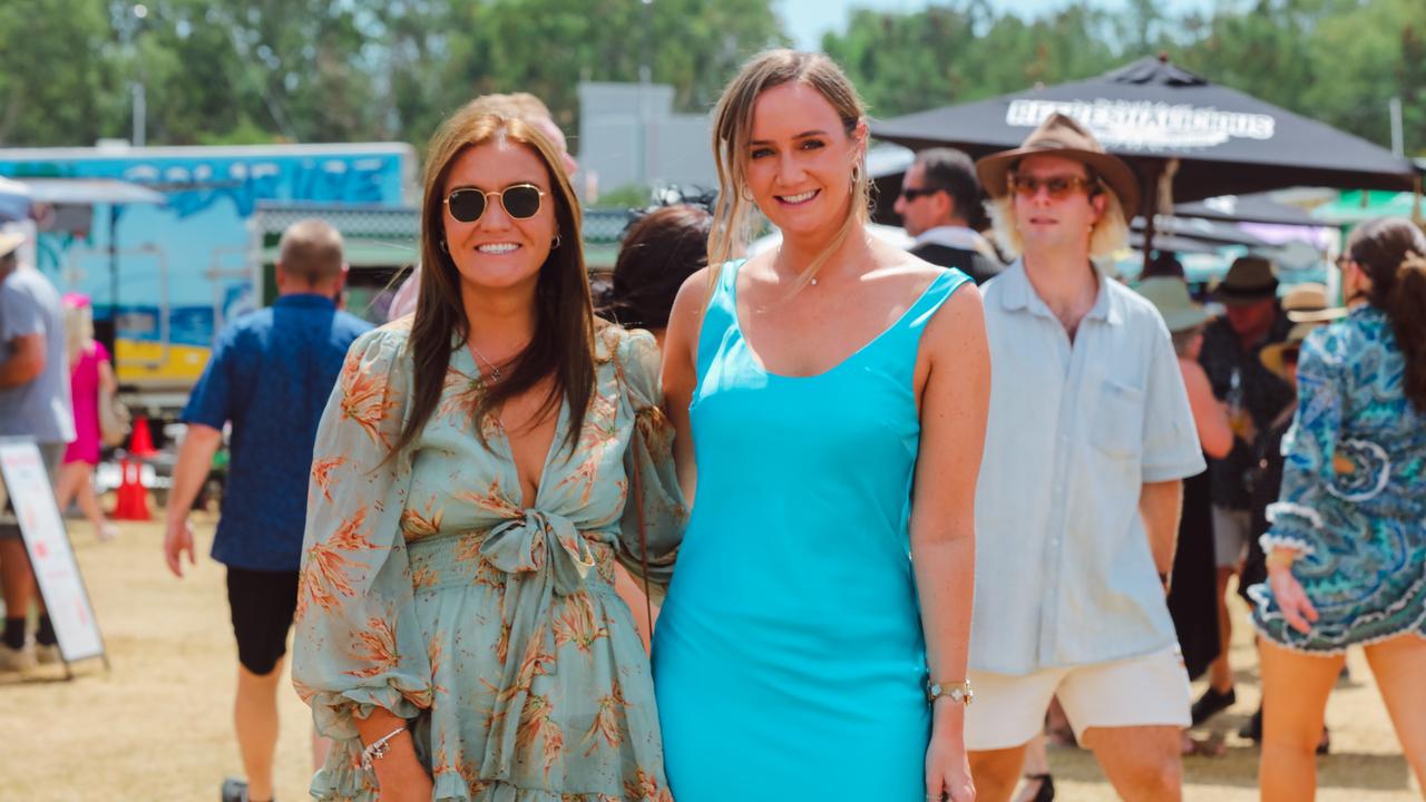 Having a ball at The Great Northern Darwin Cup at Fannie Bay Turf Club are Baxendale and Maria Baxendale. Picture: Glenn Campbell