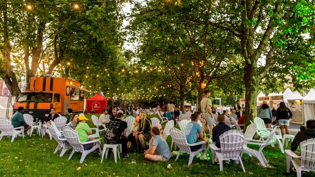 Hoodoo Gurus will headline the entertainment at the Taste of Summer on New Year’s Eve. Picture: Alastair Bett