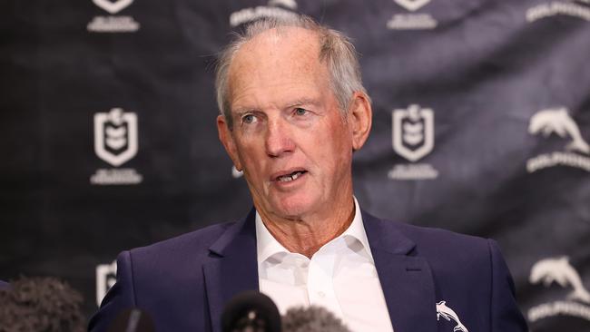 Wayne Bennett: ‘The only people who will whinge about the draft are the player managers’ Picture: Liam Kidston.