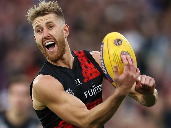 Reinvented half back Dyson Heppell will lead the bombers again in 2022. Picture: Michael Klein