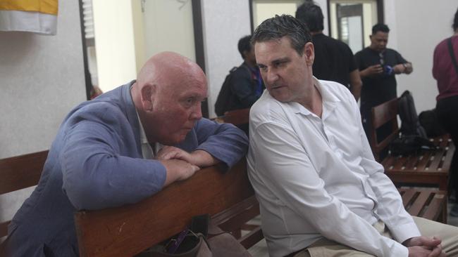 Mr Smith and Mr McLeod conferring in court on June 27. Picture: Lukman S. Bintoro