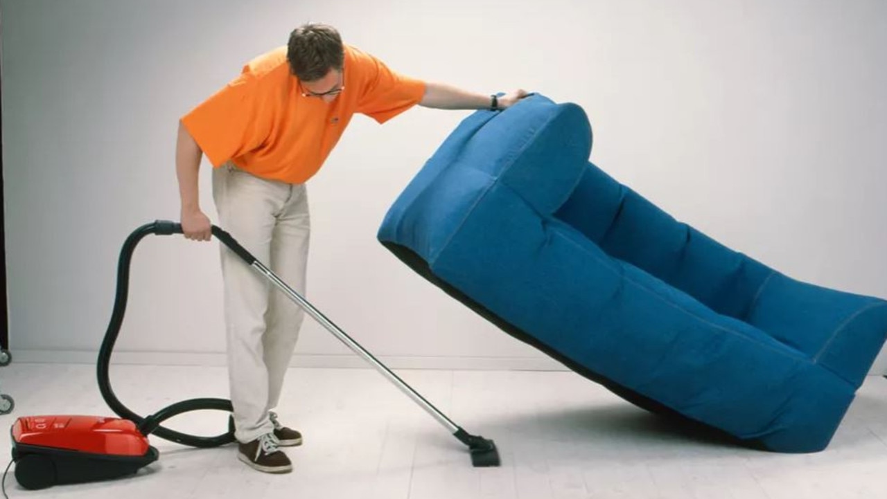 The a.i.r. sofa was easy to pick up one handed while vacuuming.