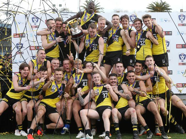 Richmond won last year’s VFL premiership but is sitting out the 2020 season.