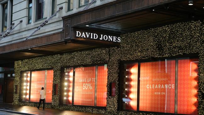 David Jones trading in January was above expectations, but there were headwinds on the horizon, said the retailer’s CEO Scott Fyfe. Picture: Gaye Gerard/NCA NewsWire