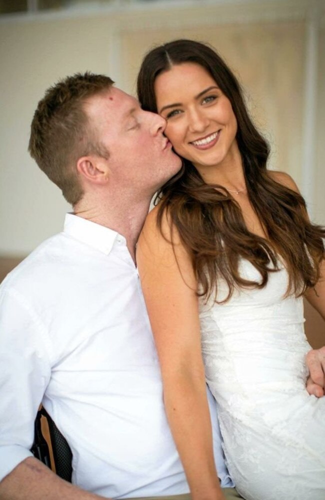 Former Gympie man Scott Hoare married the love of his life, Angie Minucos in 2017.