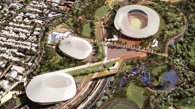 A concept for a Victoria Park Olympic precinct