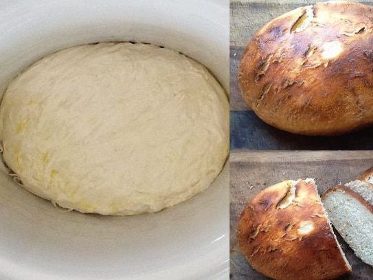 Slow cooker bread.