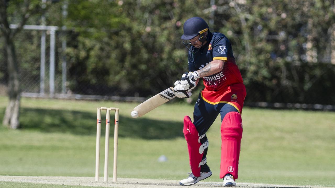 Kahlem Reardon bats for Metropolitan-Easts. Picture: Kevin Farmer