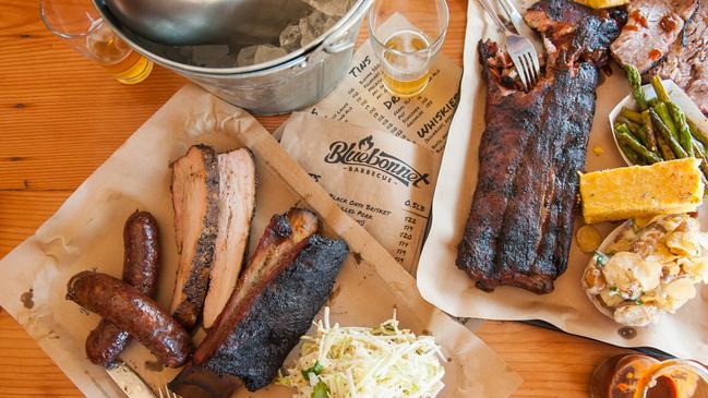 Smoked meats are a plenty at Bluebonnet.