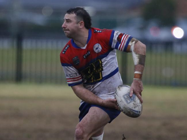 Cameron Williams scored a try for Emu Plains in the first half. Picture: Warren Gannon Photography