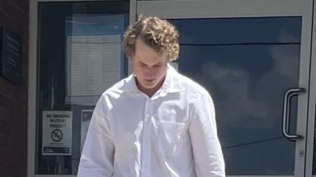 Mackay tradie Harrison Neale Bryan pleads guilty to drunken outburst at Airlie Beach. Picture: Estelle Sanchez