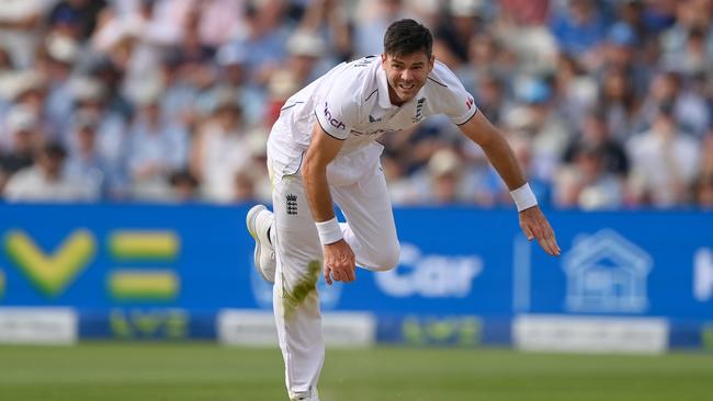 Veteran James Anderson has gone wicketless through the first two-and-a-half sessions of play. Picture: Getty