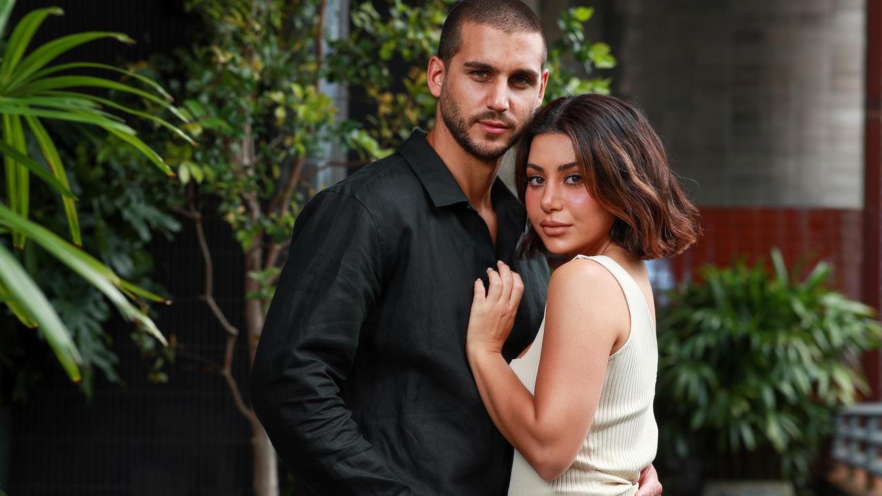 MAFS stars Michael Brunelli and Martha Kalifatidis. Picture: Justin Lloyd