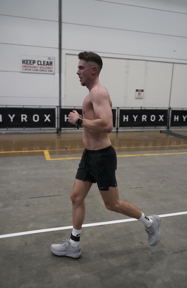 10000 athletes put their fitness to the test in a massive Hyrox competition this weekend (14-15 Dec) at Melbourne Exhibition and Convention Centre. Picture Valeriu Campan