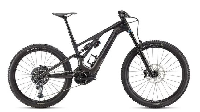 A black Specialised Turbo LEVO Expert e-bike, worth more than $16,000, was stolen from a bike shop at Hove. Picture: Supplied by SA Police