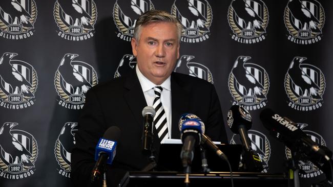 Eddie McGuire announces his resignation as Collingwood Football Club president