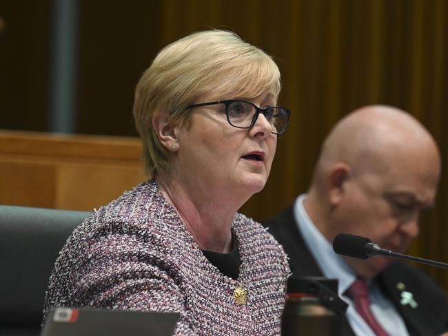 Senator Reynolds said she was referring to Ms Higgins as a ‘lying cow’ simply in relation to whether she got support after the allegation, not in relation to the allegation itself.