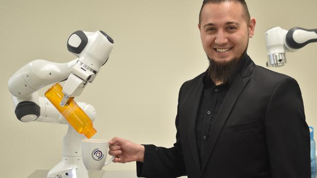 The Australian Centre for Robotic Vision’s researcher Akansel Cosgun is pushing boundaries to build robots that can pass an object to a human or bring a cold drink from the fridge.