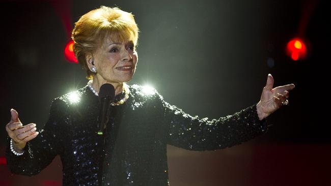 Swiss singer Lys Assia, pictured in 2011, was the first winner of the European Song Contest in 1956.