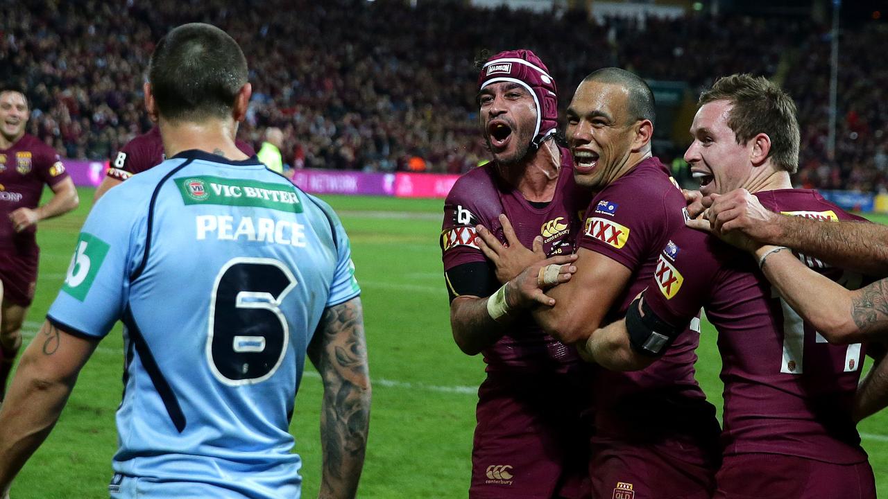 Johnathan Thurston has backed Mitchell Pearce for a return to Origin. Picture: Gregg Porteous