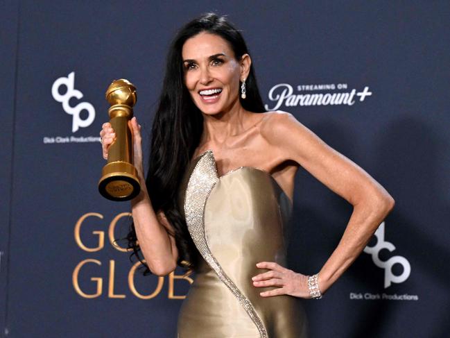 Moore’s career was rebooted this past year thanks to her award-winning role in The Substance/ Picture: Robyn Beck / AFP