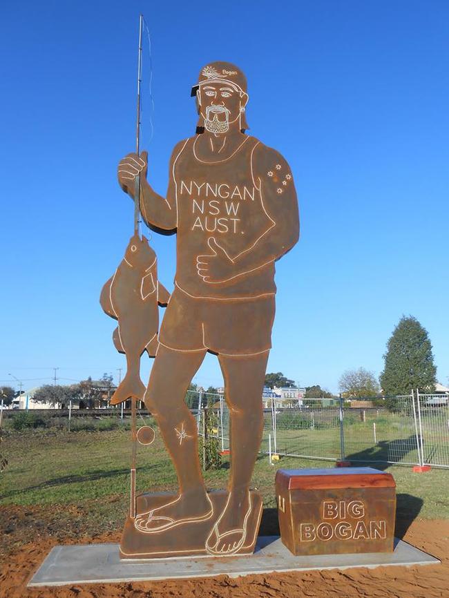 The Big Bogan statue in Nyngan.