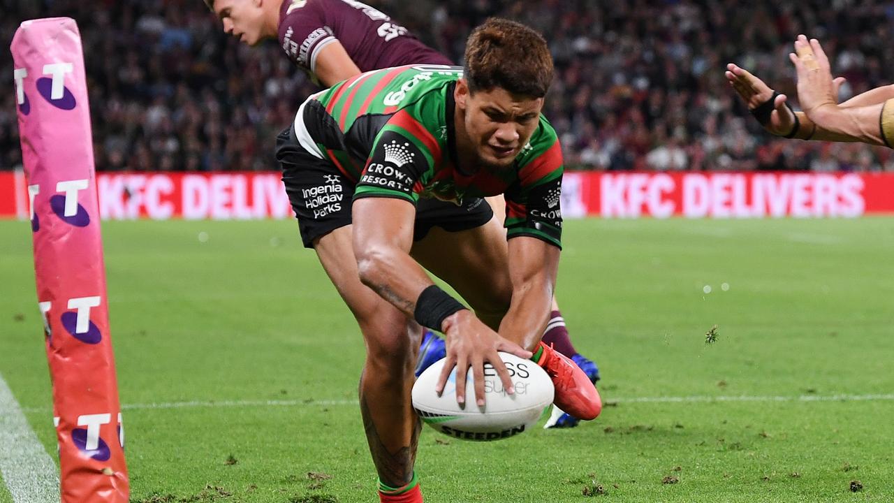 Souths flyere Jaxson Paulo is on the Eels’ radar. Picture: Bradley Kanaris/Getty Images