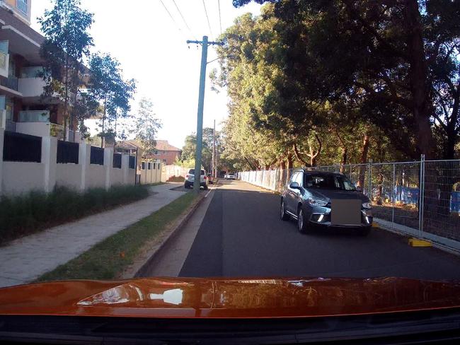 There are some really tight roads in Sydney. A dash cam is great in case something goes wrong. Picture: Andrew Backhouse