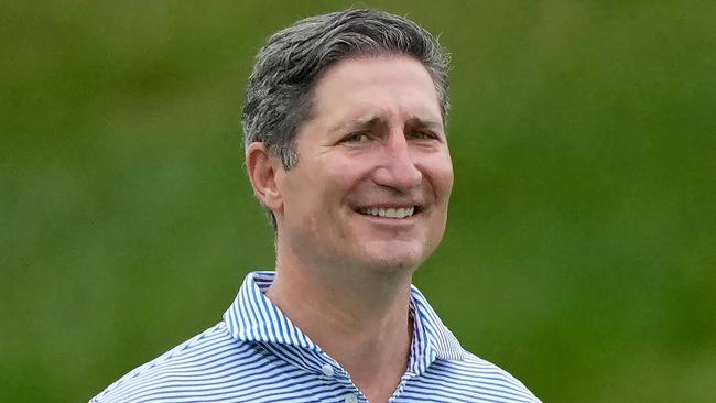 (FILES) Chipotle CEO Brian Niccol walks across the 14th hole during the Pro Am event prior to the Memorial Tournament presented by Workday at Muirfield Village Golf Club on June 05, 2024 in Dublin, Ohio. Starbucks said on August 13, 2024, that Niccol would be the coffee chain's new CEO, just over a year after current boss Laxman Narasimhan took over the role. Narasimhan steps down as chief executive and as a member of the Starbucks board "with immediate effect," said the company in a statement. (Photo by Dylan Buell / GETTY IMAGES NORTH AMERICA / AFP)