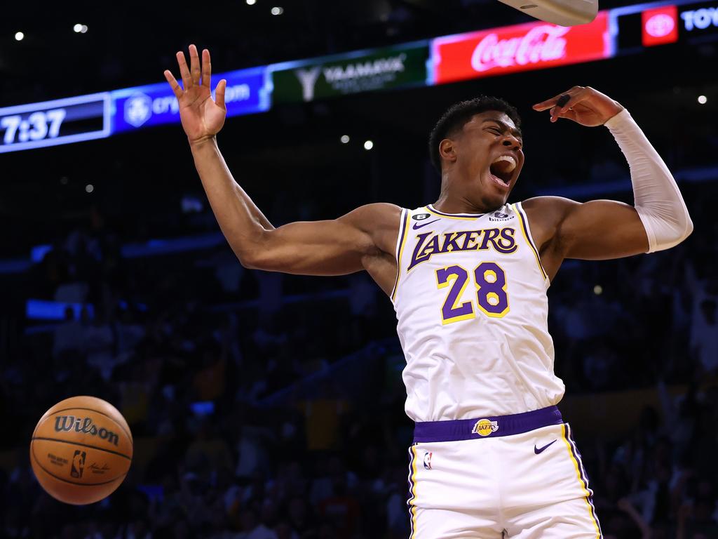 Rui Hachimura #28 of the Los Angeles Lakers is expected to excel for Japan at this year’s FIBA World Cup. Photo: Harry How/ Getty Images