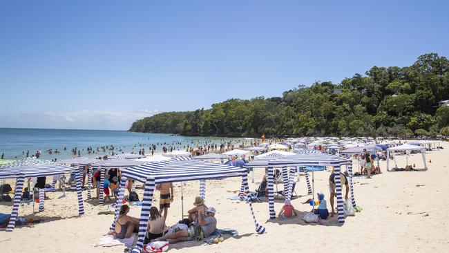 A teenager has pleaded guilty to his role in a violent glassing at Noosa’s Main Beach on New Year’s Eve, 2022. Picture: Lachie Millard