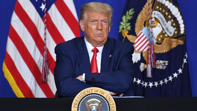 US President Donald Trump has rejected claims he suffered mini-strokes late in 2019. Picture: AFP