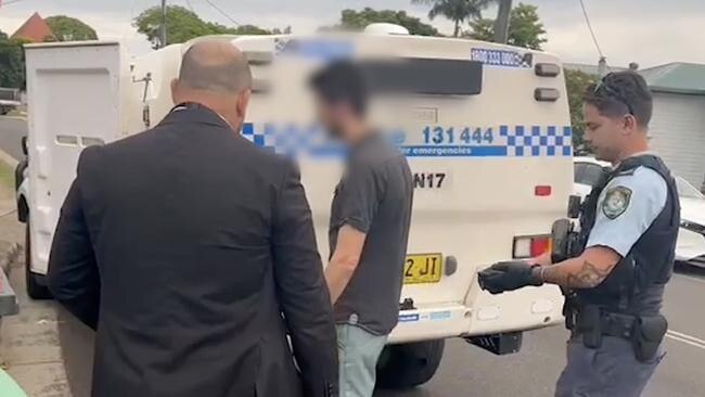 Christopher Frangos arrest in November, 2023. Picture: NSW Police