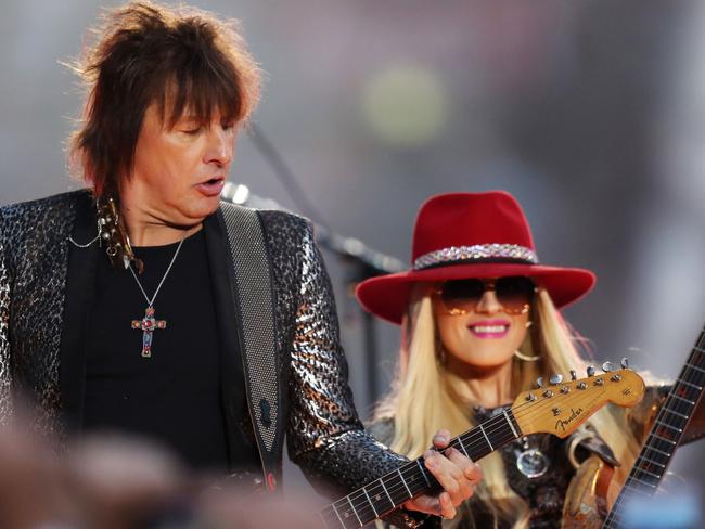 Sambora fell head over heels for the Aussie rocker. Picture: Brett Costello