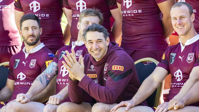 Billy Slater at team photo at Queensland State of Origin camp at Sanctuary Cove, Hope Island, Saturday, June 17, 2023 - Picture: Richard Walker