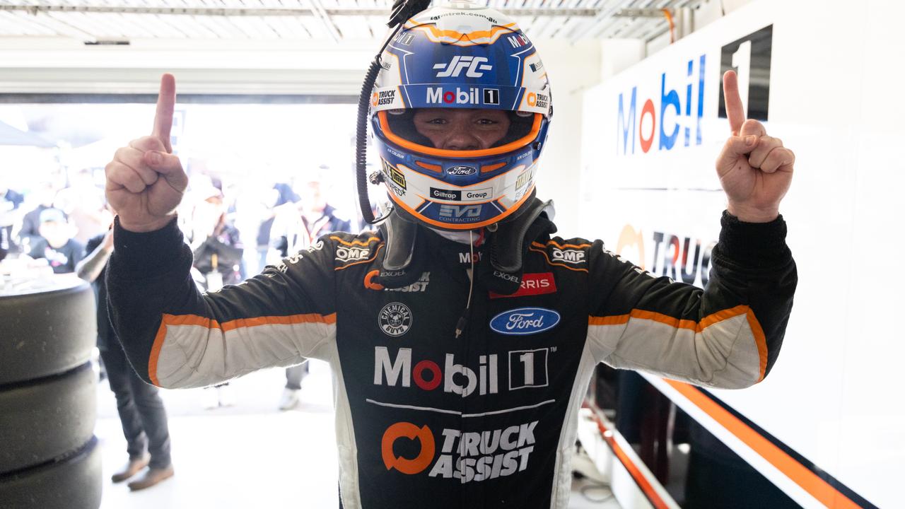 NZ young gun holds off Supercars champion for first win