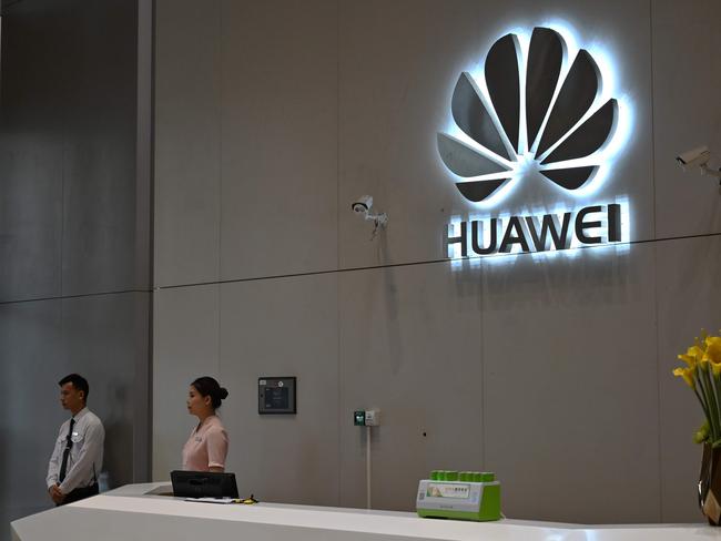 Huawei” was among the top 50 hashtags used by Chinese trolls. Picture: Hector Retamal