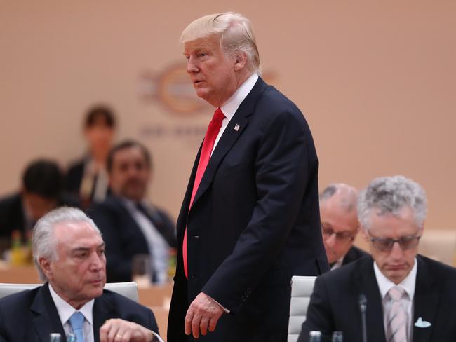 Trump didn’t exactly receive rave reviews for his G20 efforts. Picture: Sean Gallup/Getty Images
