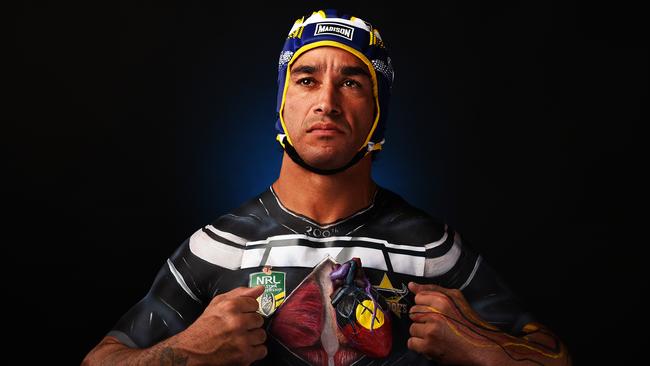 Johnathan Thurston's jersey raises eyebrows as Wests Tigers continue North  Queensland Cowboys Leichhardt misery