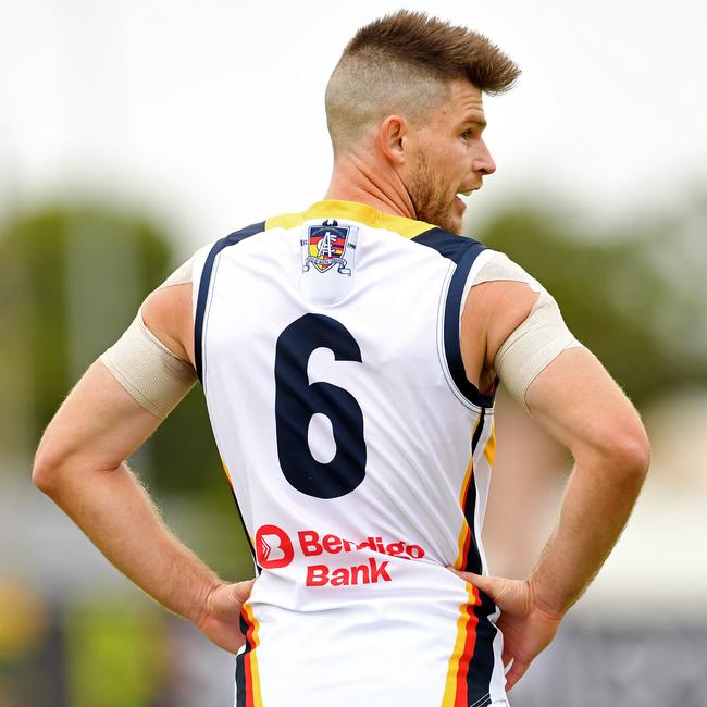 As far as haircuts go, I’m off Adelaide star Bryce Gibbs’ bandwagon. Picture: Tom Huntley