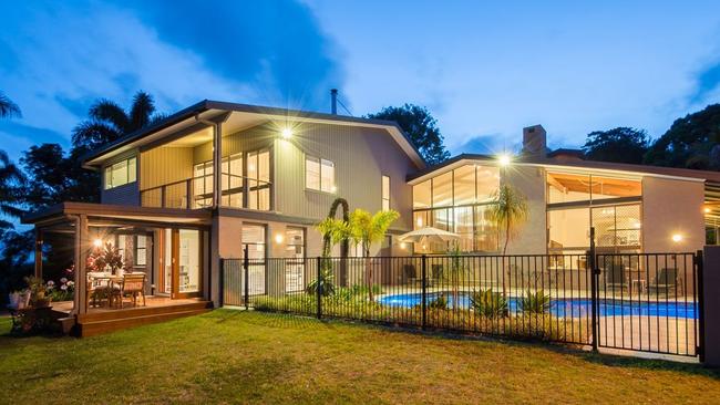 This stunning property has ocean and hinterland views.