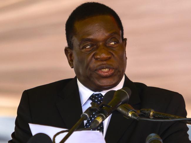 Emmerson Mnangagwa is closer to securing the presidency. Picture: Jekesai NJikizana/AFP